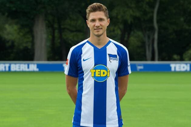 Fussball DFL 1 Bundesliga Berlin 19.07.2019 Hertha BSC Porträttermin 2019 2020 Niklas STARK Hertha BSC