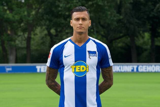 Fussball DFL 1 Bundesliga Berlin 19.07.2019 Hertha BSC Porträttermin 2019 2020 Davie SELKE Hertha BSC