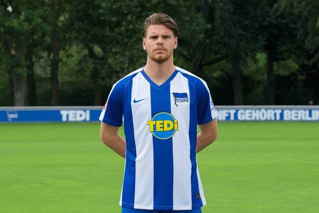 Fussball DFL 1 Bundesliga Berlin 19.07.2019 Hertha BSC Porträttermin 2019 2020 Florian BAAK Hertha BSC
