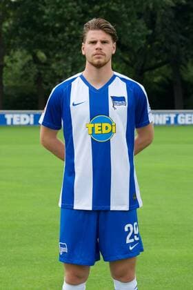 Fussball DFL 1 Bundesliga Berlin 19.07.2019 Hertha BSC Porträttermin 2019 2020 Florian BAAK Hertha BSC