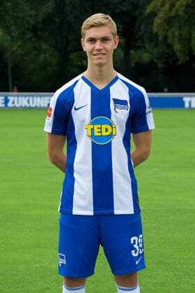 Fussball DFL 1 Bundesliga Berlin 19.07.2019 Hertha BSC Porträttermin 2019 2020 Julian ALBRECHT Hertha BSC