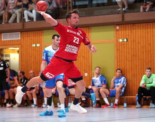 BAU 19.07.2019 Mundelsheim Handball TBV Lemgo Lippe vs. SG BBM Bietigheim, Jan Asmuth (BBM)