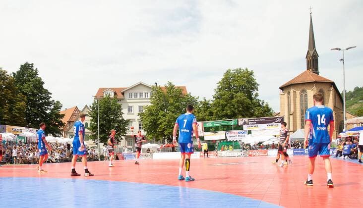 HC Erlangen vs. TBV Lemgo-Lippe, Esslinger Marktplatzturnier 2019, Handball, Herren, 1.Bundesliga, 20.07.2019 Esslinger Marktplatzturnier 2019, 20.07.2019 Esslingen Copyright: xEibner-Pressefoto MichaelxSchmidx HCE