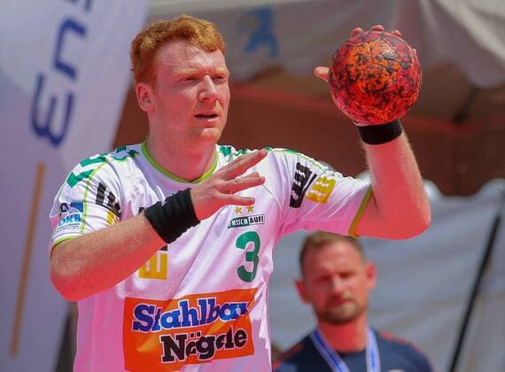 BAU 20.07.2019 Esslingen am Neckar Handball Esslinger Marktplatzturnier, Nicolai Thailinger (Göppingen)