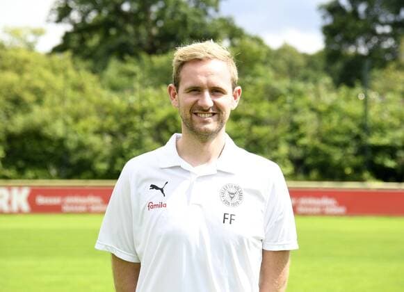 Physiotherapeut Fabian Franzen; Holstein Kiel; 2. BL, Porträttermin 2019 2020, Fußball, Männer, 19.07.19 Kiel NLZ Projendorf Kiel Germany