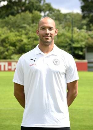 Physiotherapeut Maurice Johnson; Holstein Kiel; 2. BL, Porträttermin 2019 2020, Fußball, Männer, 19.07.19 Kiel NLZ Projendorf Kiel Germany