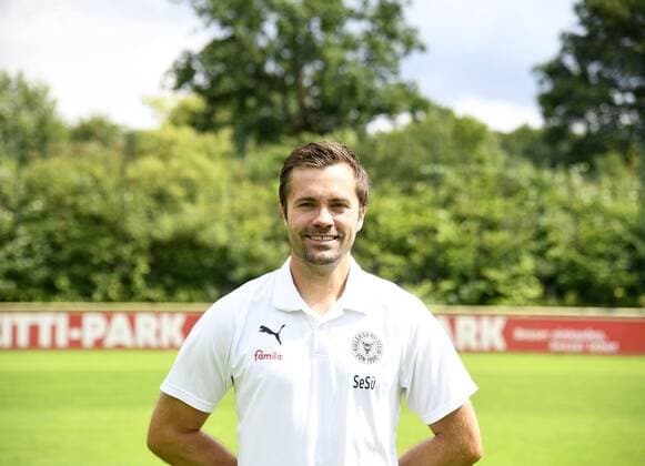 Physiotherapeut Sebastian Süß; Holstein Kiel; 2. BL, Porträttermin 2019 2020, Fußball, Männer, 19.07.19 Kiel NLZ Projendorf Kiel Germany