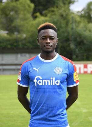David Atanga; Holstein Kiel; 2. BL, Porträttermin 2019 2020, Fußball, Männer, 19.07.19 Kiel NLZ Projendorf Kiel Germany