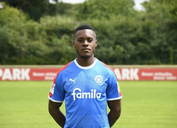 Makana Baku; Holstein Kiel; 2. BL, Porträttermin 2019 2020, Fußball, Männer, 19.07.19 Kiel NLZ Projendorf Kiel Germany