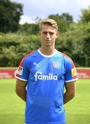 Lion Lauberbach; Holstein Kiel; 2. BL, Porträttermin 2019 2020, Fußball, Männer, 19.07.19 Kiel NLZ Projendorf Kiel Germany