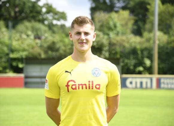 Timon Weiner; Holstein Kiel; 2. BL, Porträttermin 2019 2020, Fußball, Männer, 19.07.19 Kiel NLZ Projendorf Kiel Germany