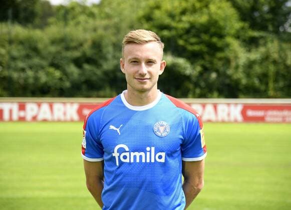 Jannik Dehm; Holstein Kiel; 2. BL, Porträttermin 2019 2020, Fußball, Männer, 19.07.19 Kiel NLZ Projendorf Kiel Germany