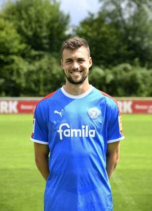 Jonas Meffert; Holstein Kiel; 2. BL, Porträttermin 2019 2020, Fußball, Männer, 19.07.19 Kiel NLZ Projendorf Kiel Germany