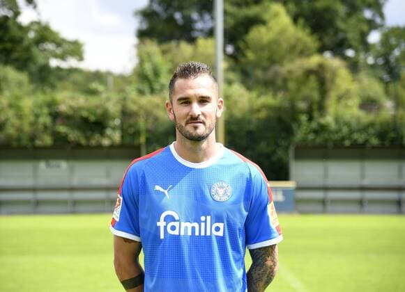 Dominik Schmidt; Holstein Kiel; 2. BL, Porträttermin 2019 2020, Fußball, Männer, 19.07.19 Kiel NLZ Projendorf Kiel Germany