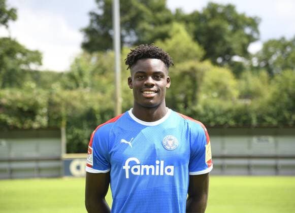Yann Aurel Bisseck; Holstein Kiel; 2. BL, Porträttermin 2019 2020, Fußball, Männer, 19.07.19 Kiel NLZ Projendorf Kiel Germany