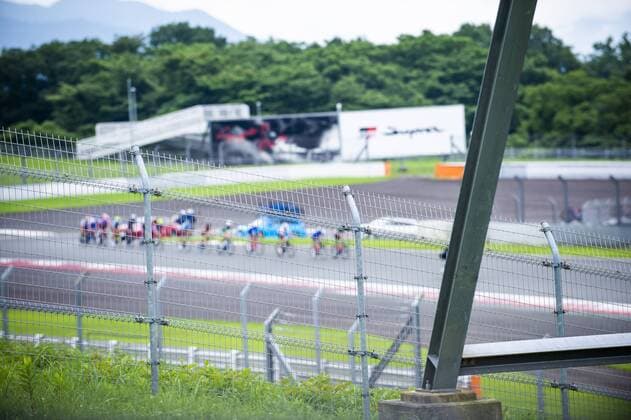 Illustration picture shows the fences around the racing track at the finish of the Ready Steady Tokyo - Cycling Olympic test event, a one day cycling race (179km) from Musashinonomori Park to the Fuji International Speedway, in Tokyo, Sunday 21 July 2019. ROBxWALBERS  x05631208x