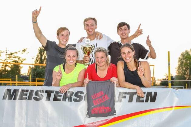 Sieger und Deutscher Mannschaftsmeister im Beach Tennis 2019 Team Leider Geiler Berlin , Finale, 13. Deutsche Beach-Tennis Mannschafts-Meisterchaften 2019, DTB, Berlin, 21.07.2019,
