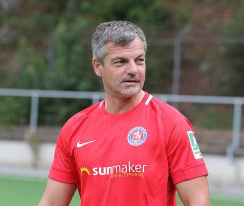 Fußball, Trainerhistorie, Wuppertaler SV Regionalliga West, Saison 2019 2020, Wuppertaler SV - Fan Auswahl. 21.07.2019 -- Karsten Hutwelker ( Wuppertaler SV ) spielte auch mit