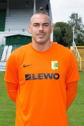 Torwart Julien Latendresse-Levesque ; BSG Chemie Leipzig ; Fußball ; RL NO ; Porträttermin 2019 2020. , Leipzig, 21.07.2019, Alfred-Kunze-Sportpark, Fussball ,