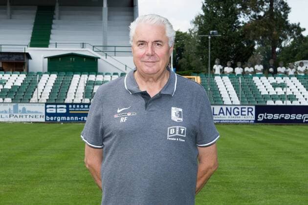 Mannschaftsleiter Roland Flathe ; BSG Chemie Leipzig ; Fußball ; RL NO ; Porträttermin 2019 2020. , Leipzig, 21.07.2019, Alfred-Kunze-Sportpark, Fussball ,