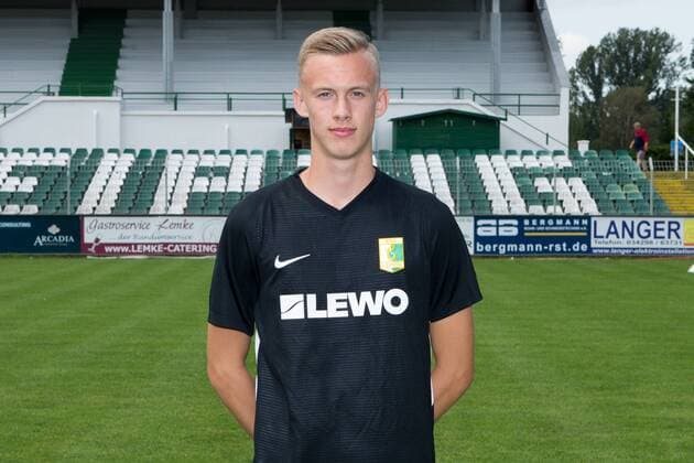 Björn Bjoern Nikolajewski ; BSG Chemie Leipzig ; Fußball ; RL NO ; Porträttermin 2019 2020. , Leipzig, 21.07.2019, Alfred-Kunze-Sportpark, Fussball ,