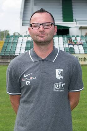 Co-Trainer Christian Sobottka ; BSG Chemie Leipzig ; Fußball ; RL NO ; Porträttermin 2019 2020. , Leipzig, 21.07.2019, Alfred-Kunze-Sportpark, Fussball ,