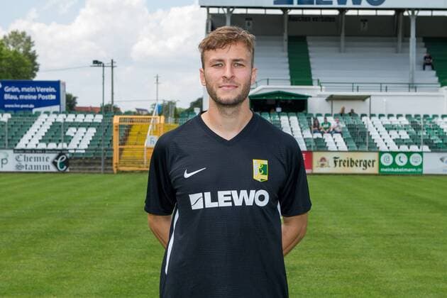 Benjamin Schmidt ; BSG Chemie Leipzig ; Fußball ; RL NO ; Porträttermin 2019 2020. , Leipzig, 21.07.2019, Alfred-Kunze-Sportpark, Fussball ,