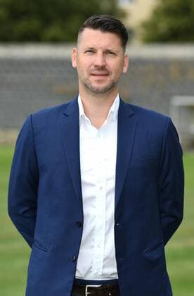 Fussball, Herren, Regionalliga Nordost, Saison 2019 2020, SV Lichtenberg 47, Offizieller Fototermin, Sportchef Benjamin Plötz (SV Lichtenberg 47), 06.07. 2019, Copyright: xMatthiasxKochx