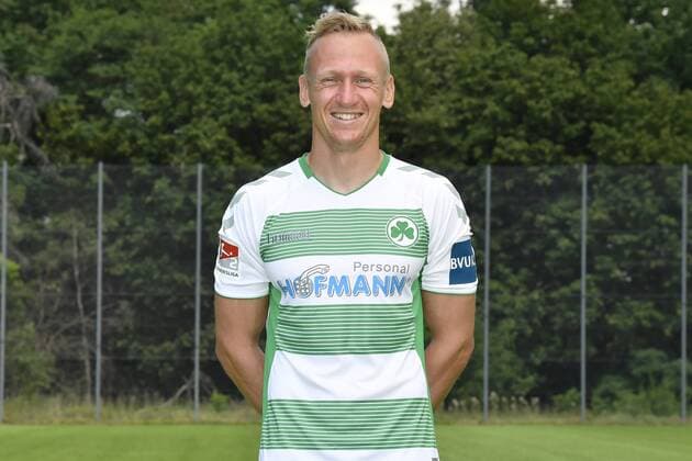21.07.2019 - SpVgg Greuther Fürth Fuerth - Saison 2019 2012 - Fototermin Porträttermin - - Sascha Burchert (30, SpVgg Greuther Fürth ) Einzelbild Einzelfoto Portrait Porträt Kopfbild