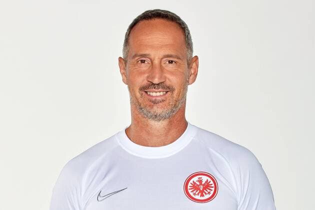 19.07.2019, xjhx, Fussball 1.Bundesliga, Eintracht Frankfurt - Fototermin 2019 2020 Porträttermin emspor, v.l. Trainer Adolf Adi Huetter (Eintracht Frankfurt) (DFL DFB REGULATIONS PROHIBIT ANY USE OF PHOTOGRAPHS as IMAGE SEQUENCES and or QUASI-VIDEO) Frankfurt am Main
