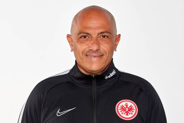 19.07.2019, xjhx, Fussball 1.Bundesliga, Eintracht Frankfurt - Fototermin 2019 2020 Porträttermin emspor, v.l. Franco Lionti (Materialwart Eintracht Frankfurt) (DFL DFB REGULATIONS PROHIBIT ANY USE OF PHOTOGRAPHS as IMAGE SEQUENCES and or QUASI-VIDEO) Frankfurt am Main