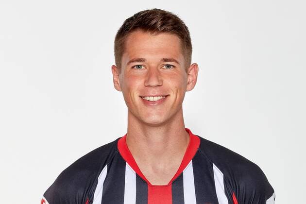 19.07.2019, xjhx, Fussball 1.Bundesliga, Eintracht Frankfurt - Fototermin 2019 2020 Porträttermin emspor, v.l. Erik Durm (Eintracht Frankfurt) (DFL DFB REGULATIONS PROHIBIT ANY USE OF PHOTOGRAPHS as IMAGE SEQUENCES and or QUASI-VIDEO) Frankfurt am Main