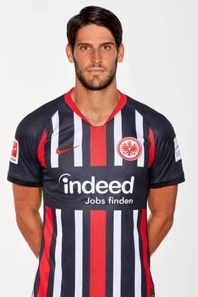 19.07.2019, xjhx, Fussball 1.Bundesliga, Eintracht Frankfurt - Fototermin 2019 2020 Porträttermin emspor, v.l. Goncalo Paciencia (Eintracht Frankfurt) (DFL DFB REGULATIONS PROHIBIT ANY USE OF PHOTOGRAPHS as IMAGE SEQUENCES and or QUASI-VIDEO) Frankfurt am Main