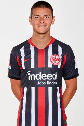 19.07.2019, xjhx, Fussball 1.Bundesliga, Eintracht Frankfurt - Fototermin 2019 2020 Porträttermin emspor, v.l. Dejan Joveljic (Eintracht Frankfurt) (DFL DFB REGULATIONS PROHIBIT ANY USE OF PHOTOGRAPHS as IMAGE SEQUENCES and or QUASI-VIDEO) Frankfurt am Main