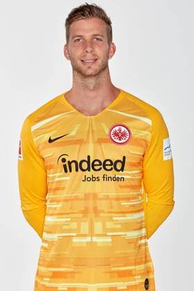 19.07.2019, xjhx, Fussball 1.Bundesliga, Eintracht Frankfurt - Fototermin 2019 2020 Porträttermin emspor, v.l. Felix Wiedwald (Eintracht Frankfurt) (DFL DFB REGULATIONS PROHIBIT ANY USE OF PHOTOGRAPHS as IMAGE SEQUENCES and or QUASI-VIDEO) Frankfurt am Main