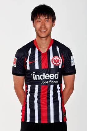 19.07.2019, xjhx, Fussball 1.Bundesliga, Eintracht Frankfurt - Fototermin 2019 2020 Porträttermin emspor, v.l. Daichi Kamada (Eintracht Frankfurt) (DFL DFB REGULATIONS PROHIBIT ANY USE OF PHOTOGRAPHS as IMAGE SEQUENCES and or QUASI-VIDEO) Frankfurt am Main