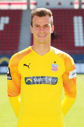 Teampraesentation Zwickau Fussball 3.Liga Torhüter Matti Kamenz; FSV Zwickau; 3.Liga, Porträttermin 2019 2020 , Zwickau, 23.07.2019, Stadion Zwickau, Fussball ,