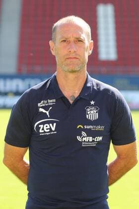 Teampraesentation Zwickau Fussball 3.Liga Trainer Joe Enochs; FSV Zwickau; 3.Liga, Porträttermin 2019 2020 , Zwickau, 23.07.2019, Stadion Zwickau, Fussball ,