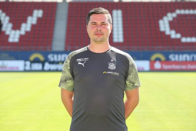 Teampraesentation Zwickau Fussball 3.Liga Physiotherapeut Christian Puschmann; FSV Zwickau; 3.Liga, Porträttermin 2019 2020 , Zwickau, 23.07.2019, Stadion Zwickau, Fussball ,