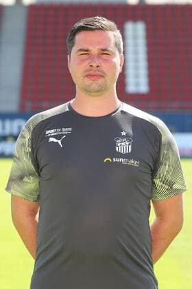 Teampraesentation Zwickau Fussball 3.Liga Physiotherapeut Christian Puschmann; FSV Zwickau; 3.Liga, Porträttermin 2019 2020 , Zwickau, 23.07.2019, Stadion Zwickau, Fussball ,