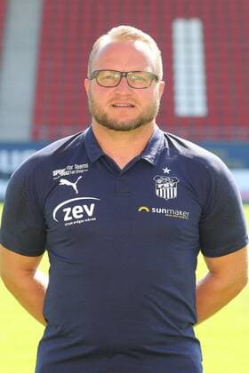 Teampraesentation Zwickau Fussball 3.Liga Co-Trainer Danny König; FSV Zwickau; 3.Liga, Porträttermin 2019 2020 , Zwickau, 23.07.2019, Stadion Zwickau, Fussball ,