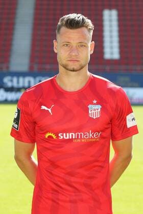 Teampraesentation Zwickau Fussball 3.Liga Janik Mäder Maeder; FSV Zwickau; 3.Liga, Porträttermin 2019 2020 , Zwickau, 23.07.2019, Stadion Zwickau, Fussball ,