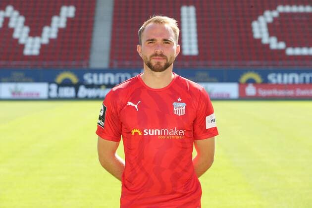 Teampraesentation Zwickau Fussball 3.Liga Fabio Viteritti; FSV Zwickau; 3.Liga, Porträttermin 2019 2020 , Zwickau, 23.07.2019, Stadion Zwickau, Fussball ,