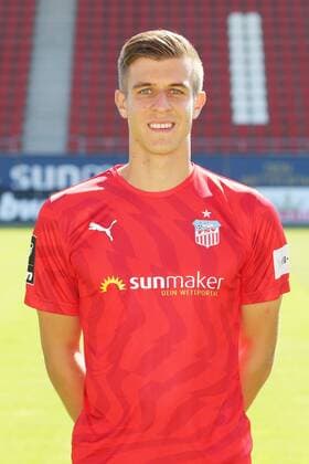 Teampraesentation Zwickau Fussball 3.Liga Maurice Hehne; FSV Zwickau; 3.Liga, Porträttermin 2019 2020 , Zwickau, 23.07.2019, Stadion Zwickau, Fussball ,