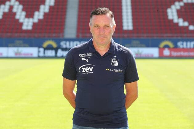 Teampraesentation Zwickau Fussball 3.Liga Mannschaftsleiter Mario Kallisch; FSV Zwickau; 3.Liga, Porträttermin 2019 2020 , Zwickau, 23.07.2019, Stadion Zwickau, Fussball ,