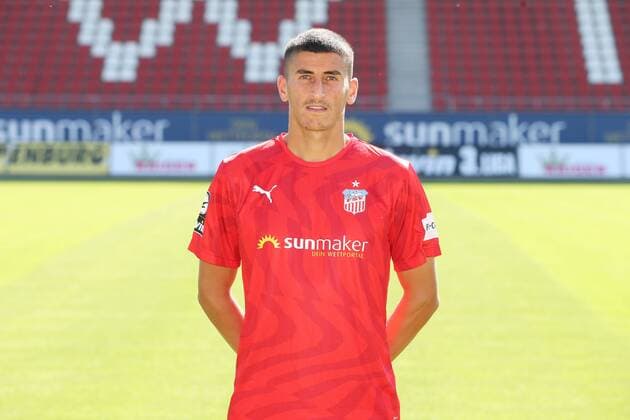 Teampraesentation Zwickau Fussball 3.Liga Ali Odabas; FSV Zwickau; 3.Liga, Porträttermin 2019 2020 , Zwickau, 23.07.2019, Stadion Zwickau, Fussball ,