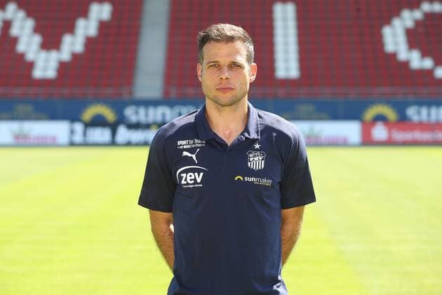 Teampraesentation Zwickau Fussball 3.Liga Torwarttrainer Steffen Süßner Suessner; FSV Zwickau; 3.Liga, Porträttermin 2019 2020 , Zwickau, 23.07.2019, Stadion Zwickau, Fussball ,