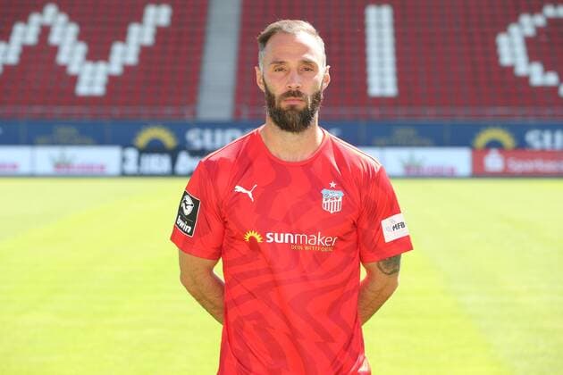 Teampraesentation Zwickau Fussball 3.Liga Christopher Handke; FSV Zwickau; 3.Liga, Porträttermin 2019 2020 , Zwickau, 23.07.2019, Stadion Zwickau, Fussball ,