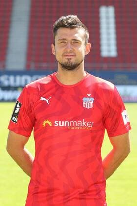 Teampraesentation Zwickau Fussball 3.Liga Davy Frick; FSV Zwickau; 3.Liga, Porträttermin 2019 2020 , Zwickau, 23.07.2019, Stadion Zwickau, Fussball ,