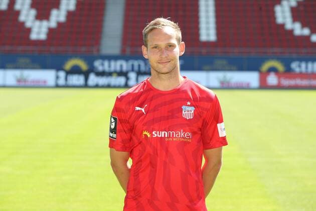 Teampraesentation Zwickau Fussball 3.Liga Rene Lange; FSV Zwickau; 3.Liga, Porträttermin 2019 2020 , Zwickau, 23.07.2019, Stadion Zwickau, Fussball ,